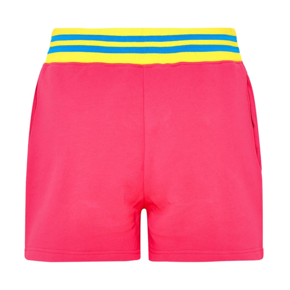 Moschino Casual Fuchsia Katoenen Shorts Pink Dames