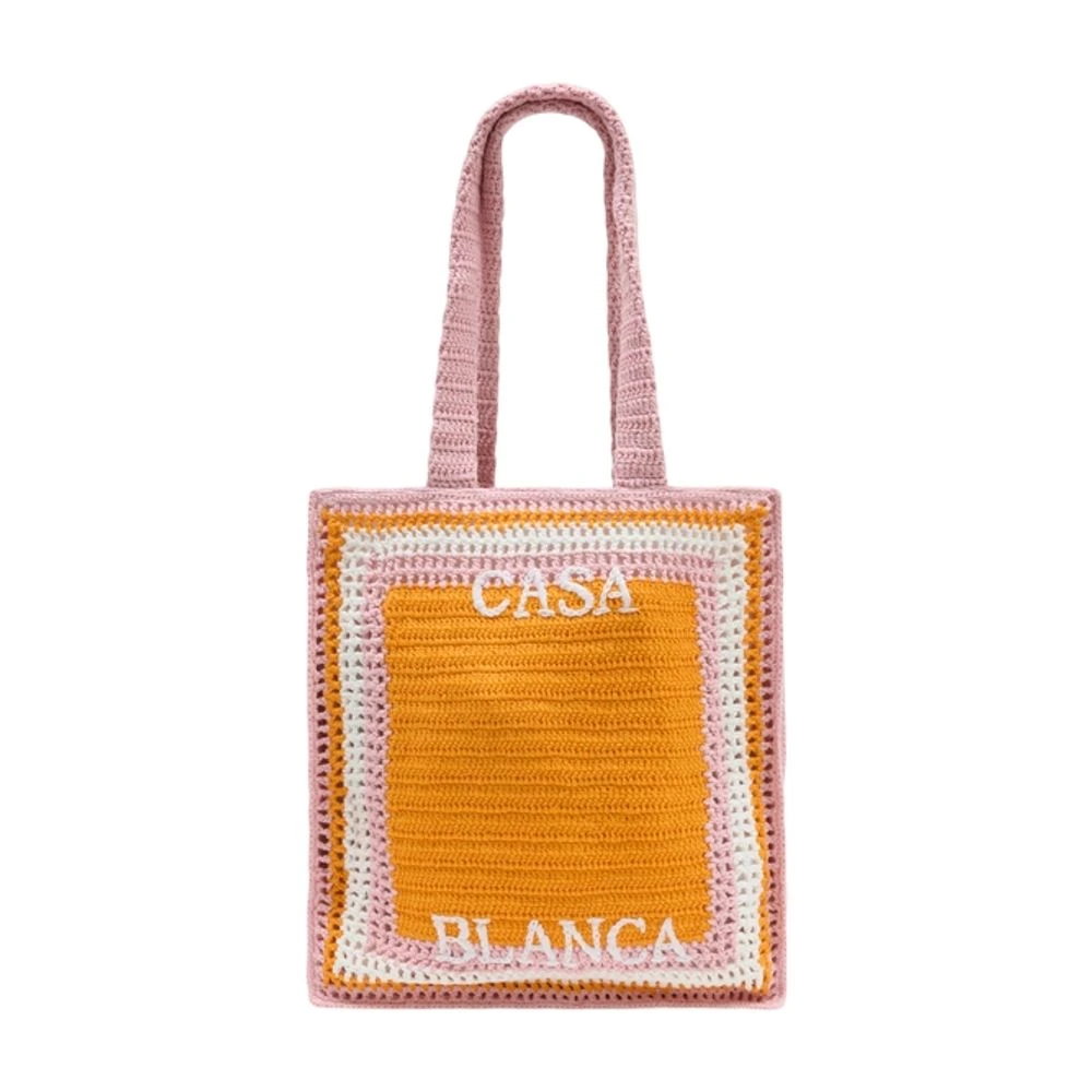 Casablanca Unisex Stripe Crochet Bag