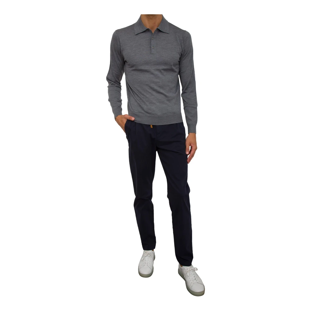 Corneliani Klassiek Poloshirt in Diverse Kleuren Gray Heren