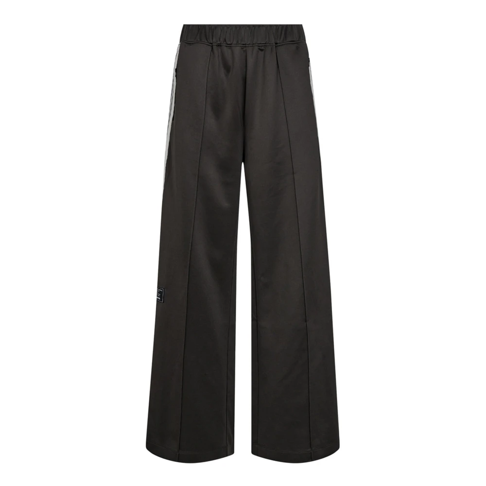 Haute L'amitié Women's Gray Dark Grey Baggy Track Trousers - Wide Trousers - Xl - Trousers