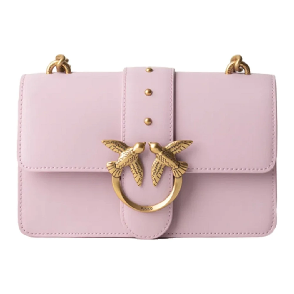 Pinko Elegante Love One Mini Schoudertas Purple Dames