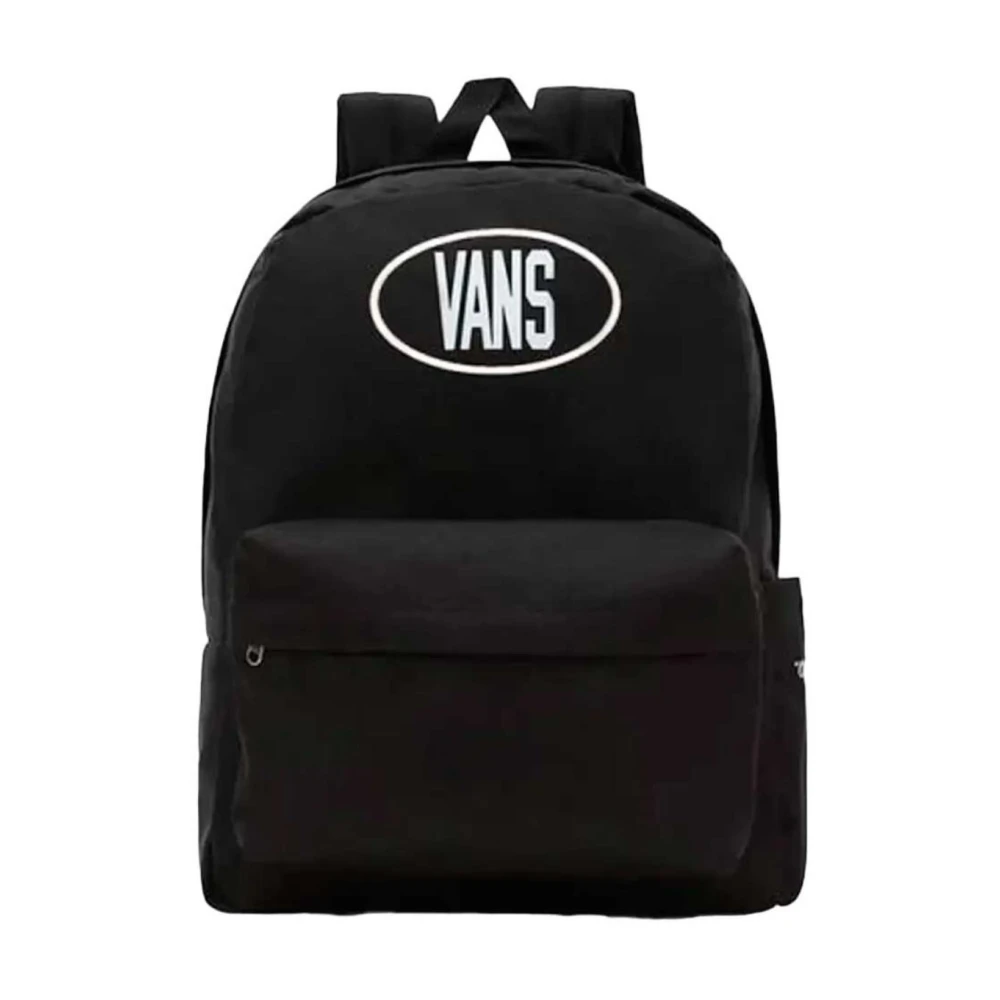 Vans Unisex Black Backpacks, One Size, Classic And White Backpack