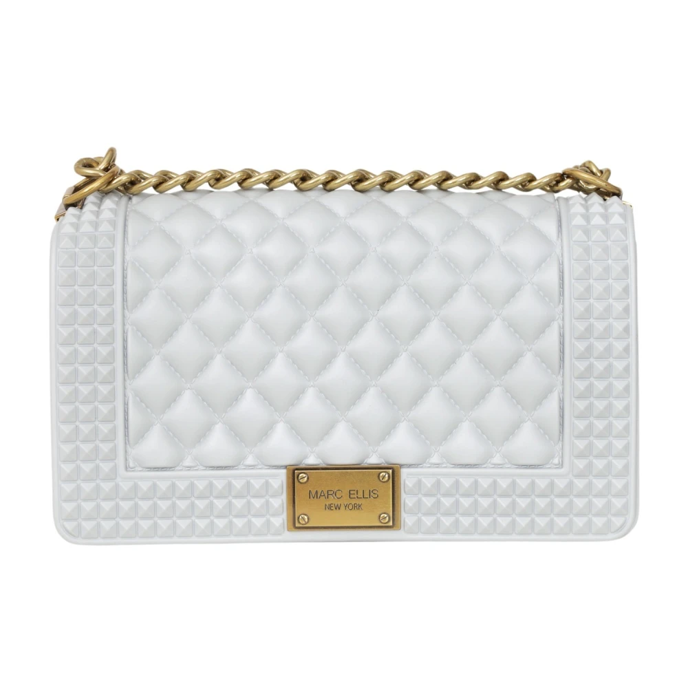 Marc Ellis Gewatteerde Schoudertas Flat Penka White Dames