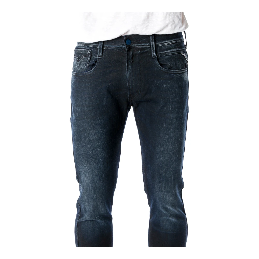Replay Hyperflex Jeans Blue Heren