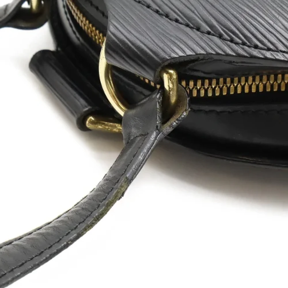 Louis Vuitton Vintage Pre-owned Leather backpacks Black Dames