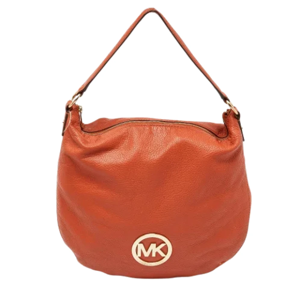 Michael Kors Pre-owned Leather handbags Orange Dames