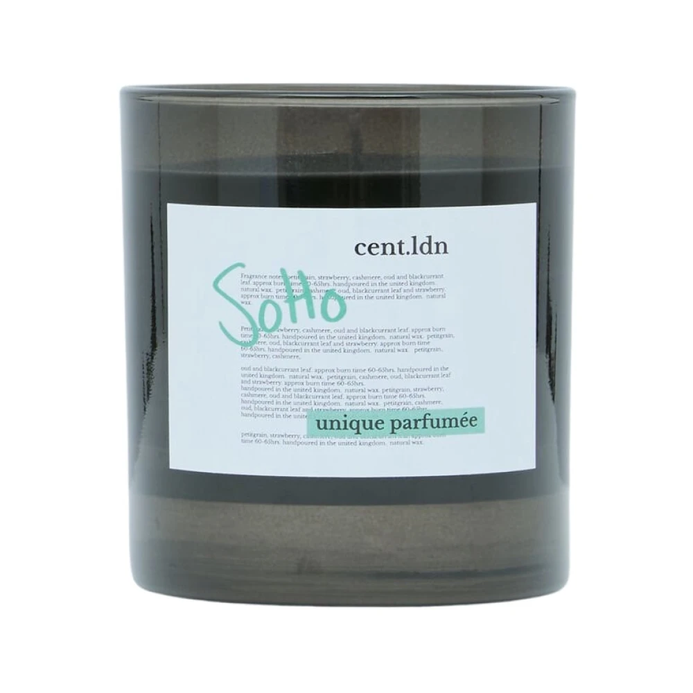 Cent.ldn Unisex Black Soho Scented Candle