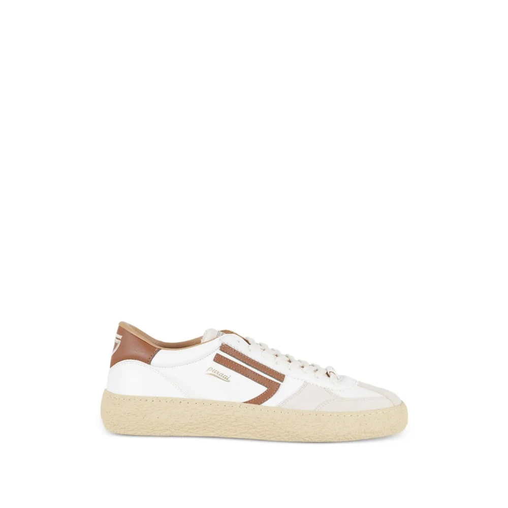 Puraai 1.01 Vintage Faux Leather Sneakers Heren Schoenen Wit