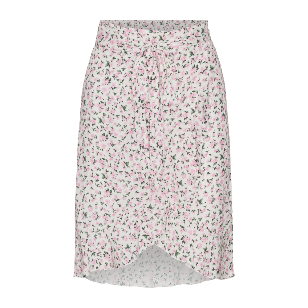 American Dreams Bloemen Wikkelrok met Ruches Gray Dames