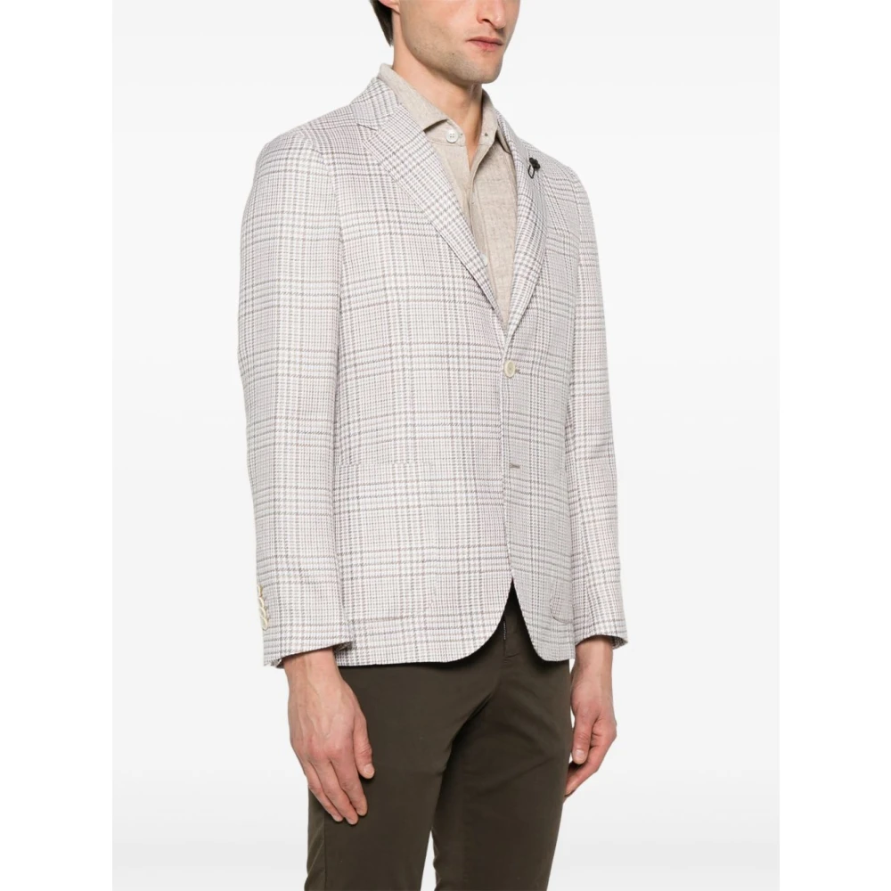 Lardini Beige Knoopjas met Zakken Beige Heren