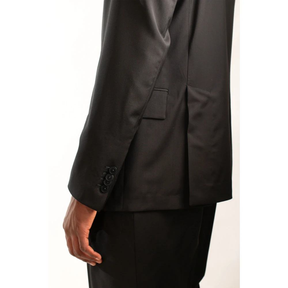 Costumein Double-Breasted Blazer in 3999 Black Heren