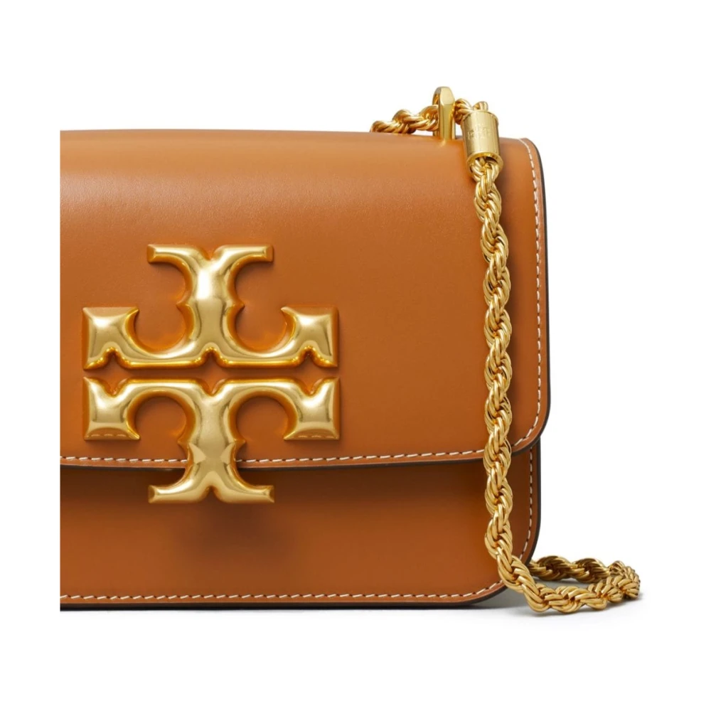 TORY BURCH Bruin Leren Ketting Schoudertas Brown Dames