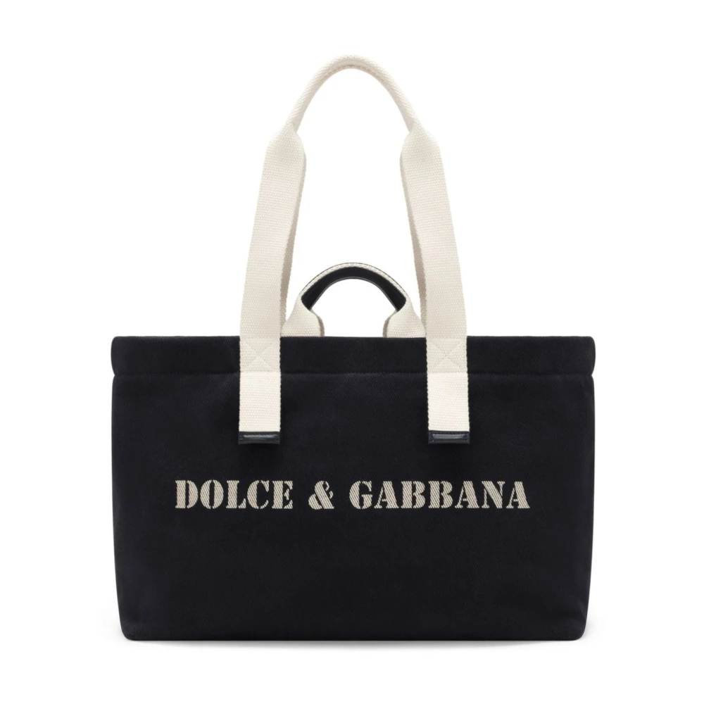 Dolce & Gabbana Blauwe Tassen Black Heren