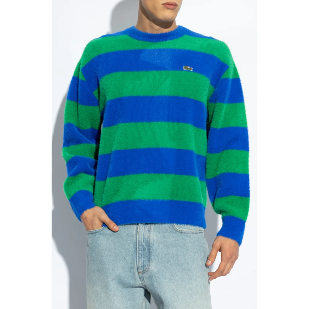Lacoste Trui met logo Green Heren