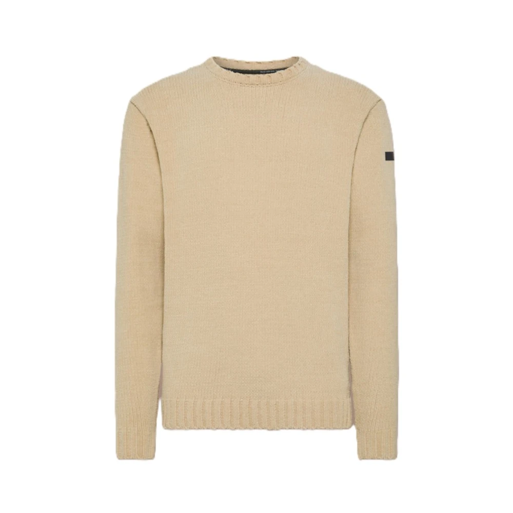 RRD Cinematt Ronde Gebreide Beige Trui Beige Heren