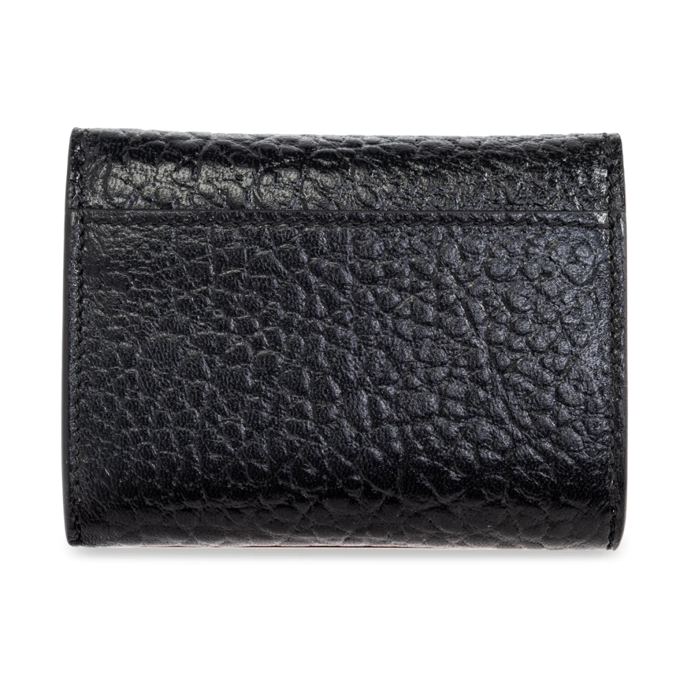 alexander mcqueen Leren portemonnee Black Dames