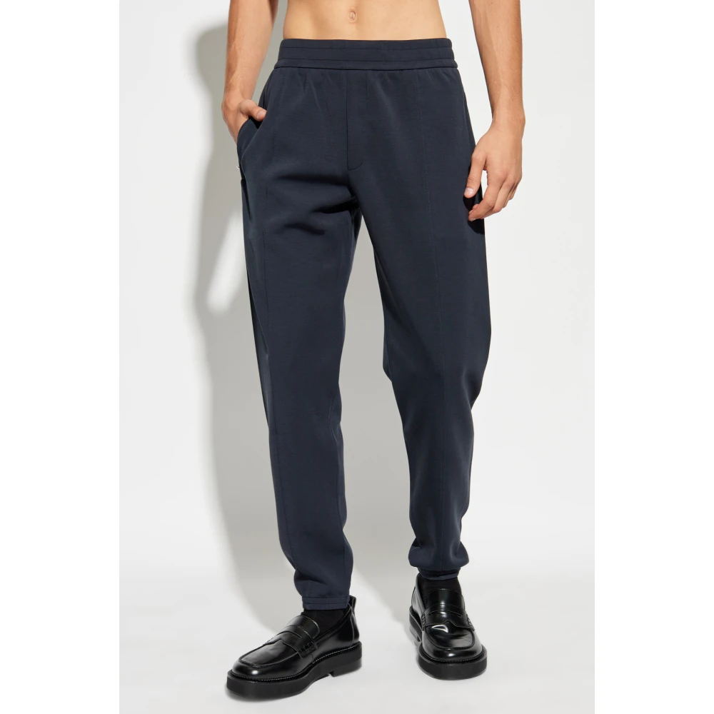 Emporio Armani Sweatpants Blue Heren