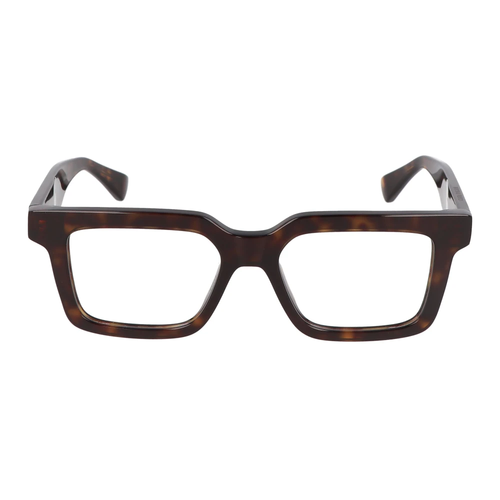 Bottega Veneta Vierkante acetaat brilmontuur model Bv1216O Brown Unisex