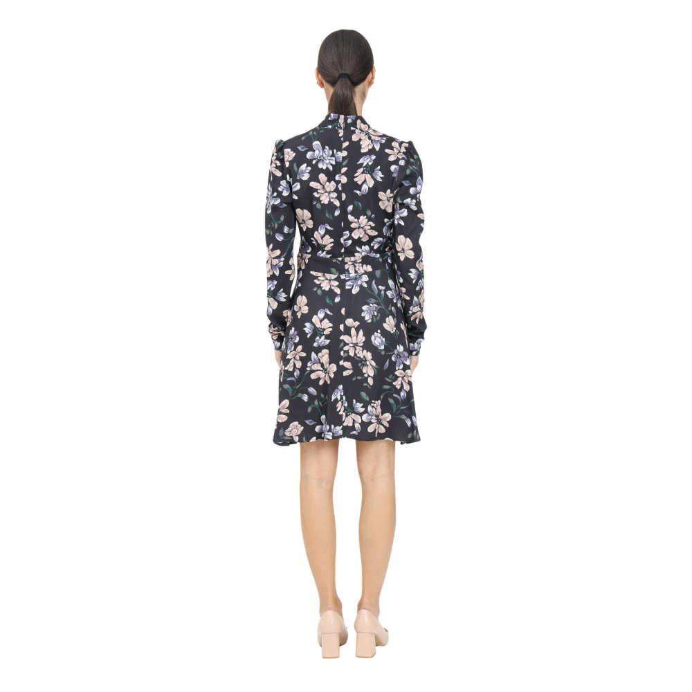 Mar De Margaritas Blauwe Bloemen Korte Jurk Vivian Multicolor Dames