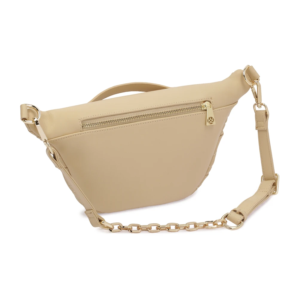 Kazar Beige leren heuptas met quilten Beige Dames