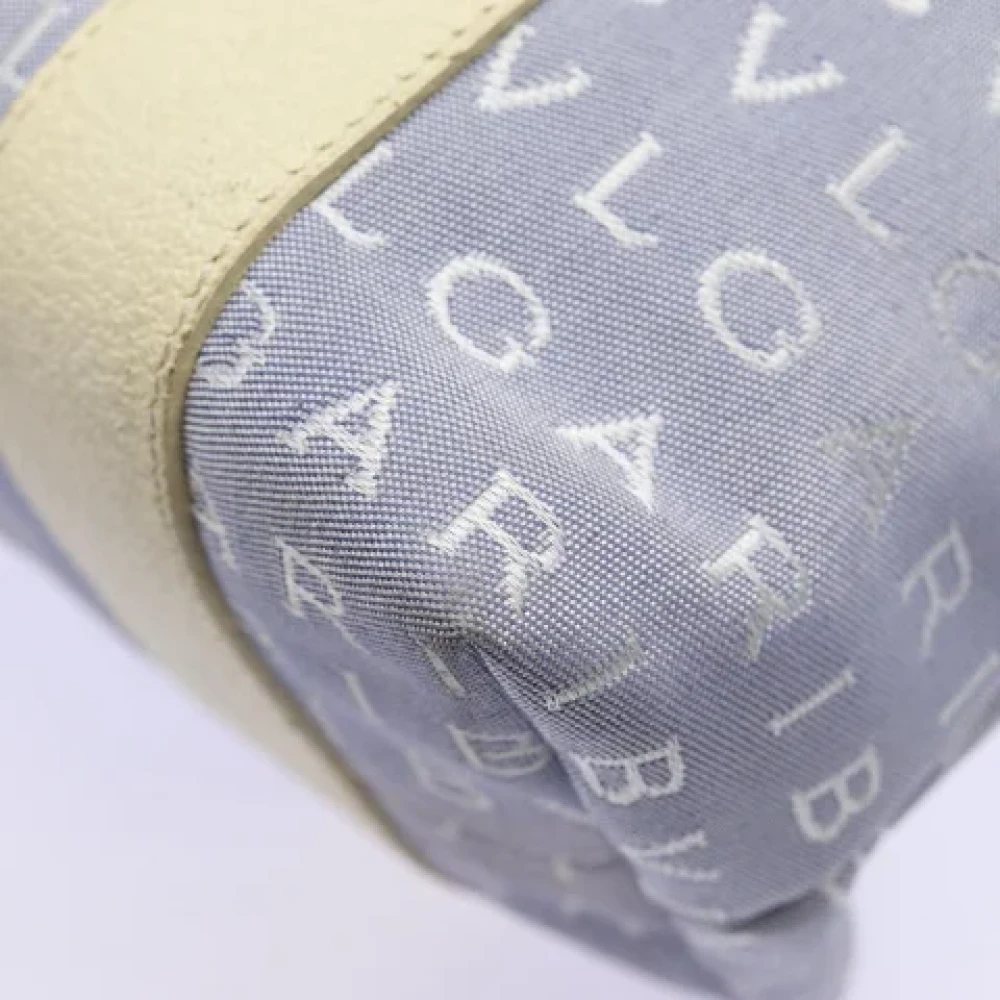 Bvlgari Vintage Pre-owned Canvas totes Blue Dames