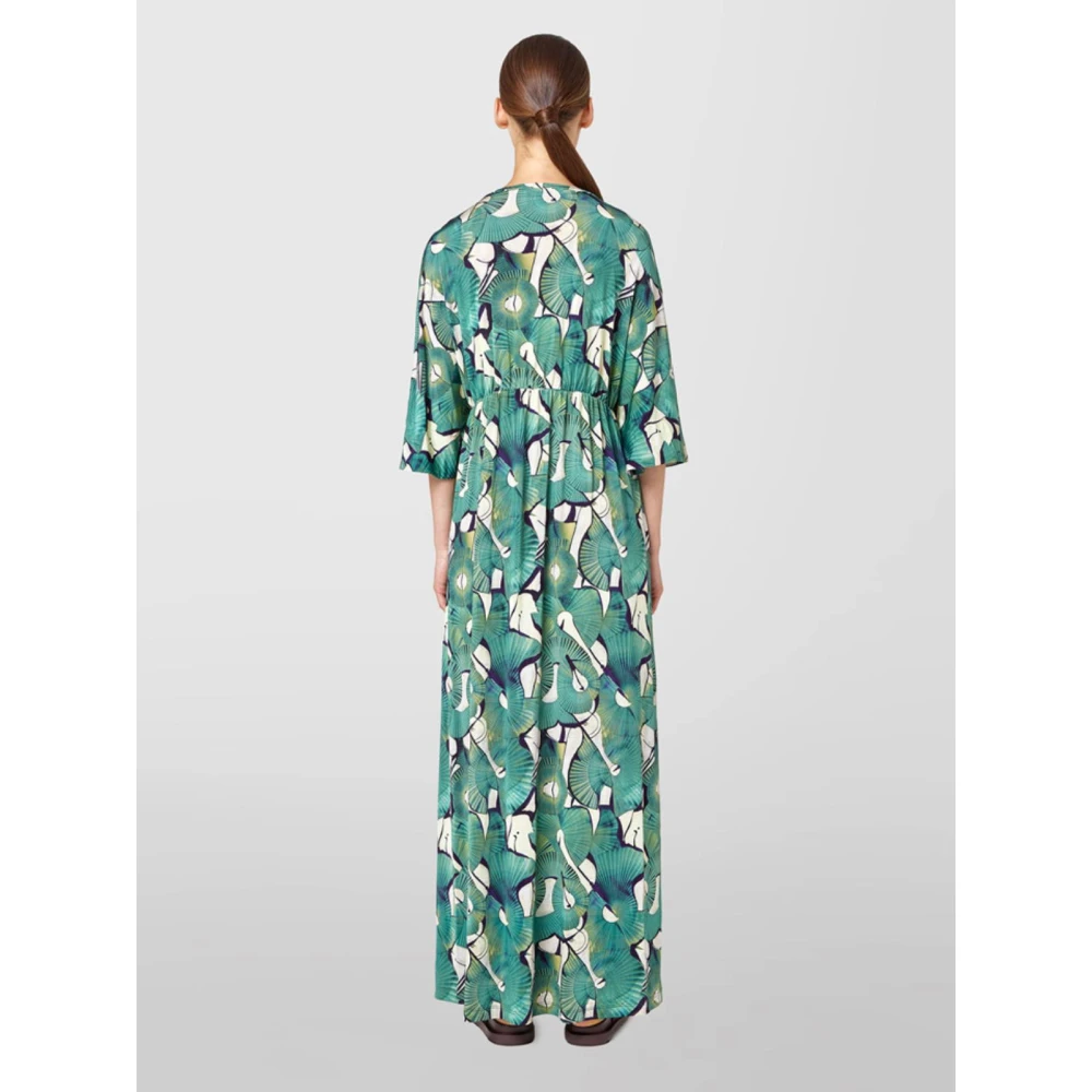 Alpha Studio Stijlvolle Jurk Green Dames