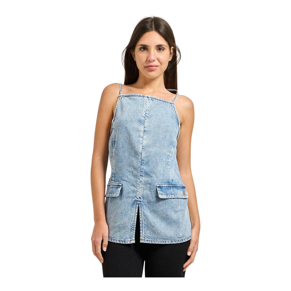 Armani Exchange Donna Blu Top, Xs, New,