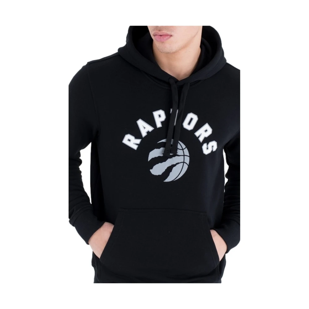 new era Raptors Team Logo Hoodie Black Heren