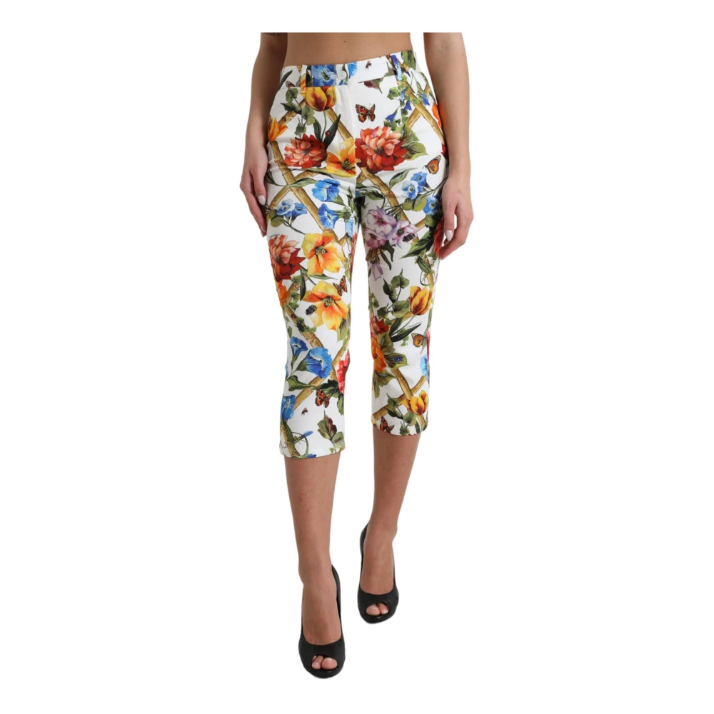 Dolce & Gabbana Cropped Trousers Multicolor Dames