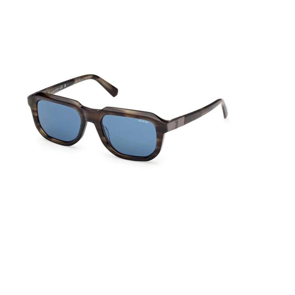Guess Men's Blue Sunglasses - Sunglasses - 53 Mm - Accessories