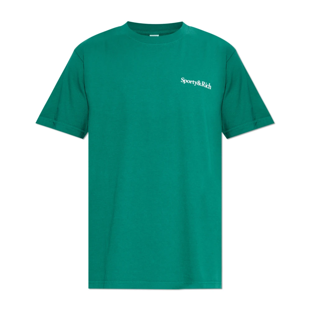 Sporty & Rich T-shirt uit de Wall Street collectie Green Unisex