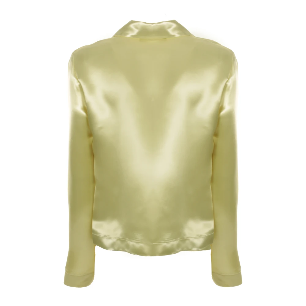 Philosophy di Lorenzo Serafini Gele Shirt Camicia Yellow Dames