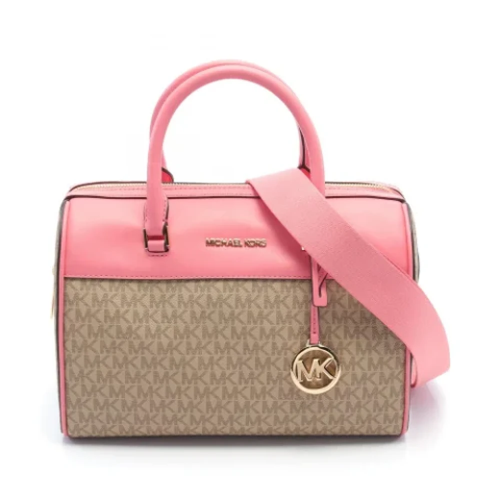 Michael Kors Pre-owned Canvas handbags Pink Dames