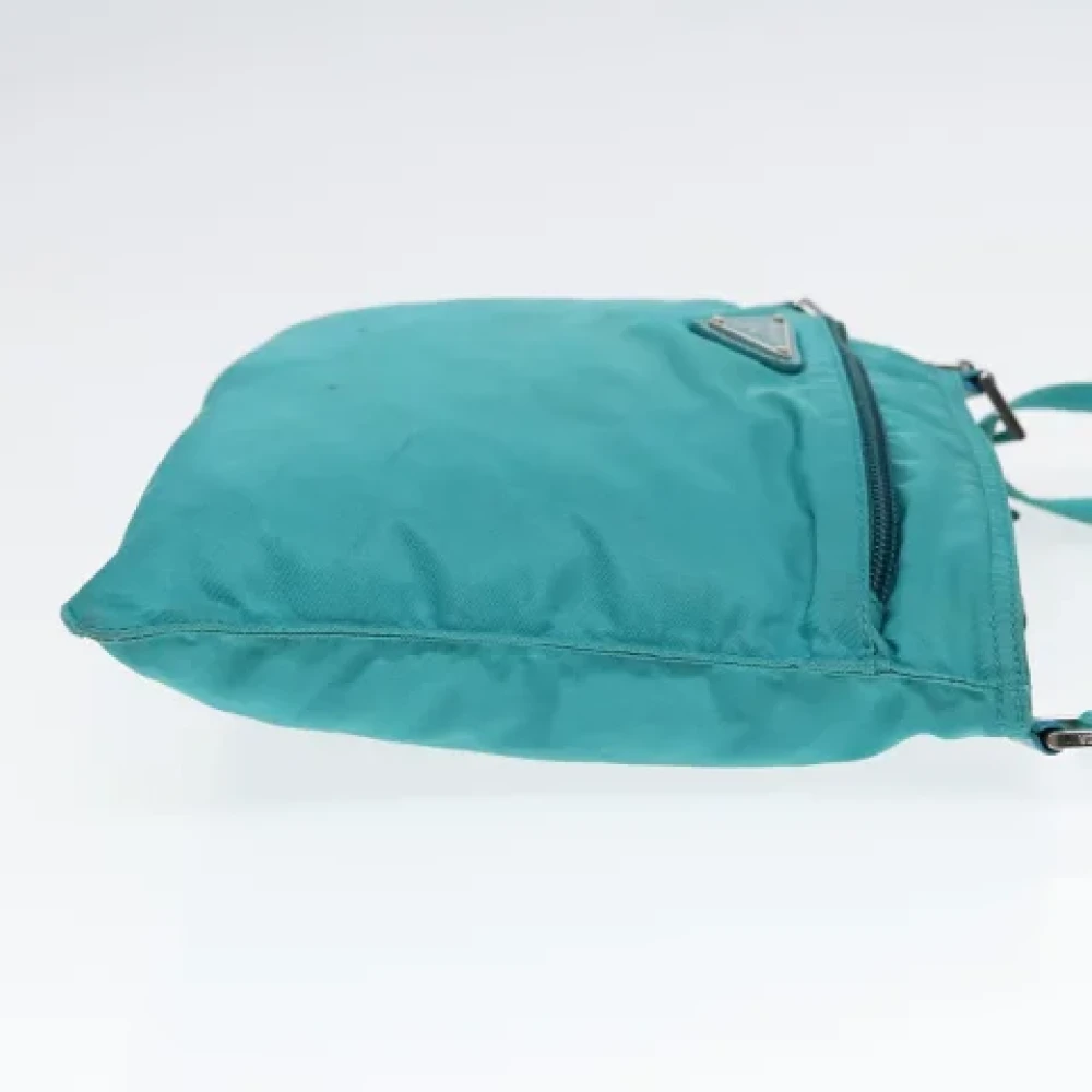 Prada Vintage Pre-owned Fabric prada-bags Blue Dames