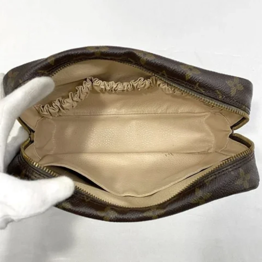 Louis Vuitton Vintage Pre-owned Canvas clutches Brown Dames