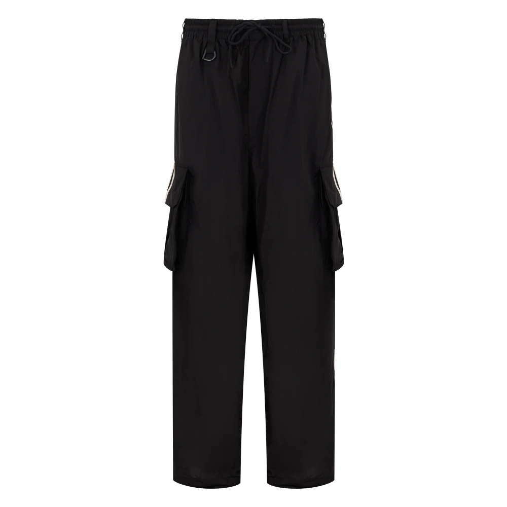Y-3 Unisex Nero - Nylon Wired Cargo Pants, Size: L - Immagine 2