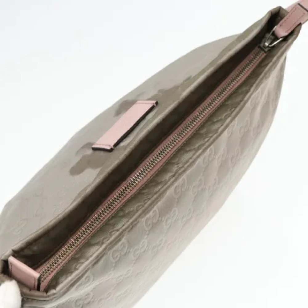 Gucci Vintage Pre-owned Nylon gucci-bags Gray Dames