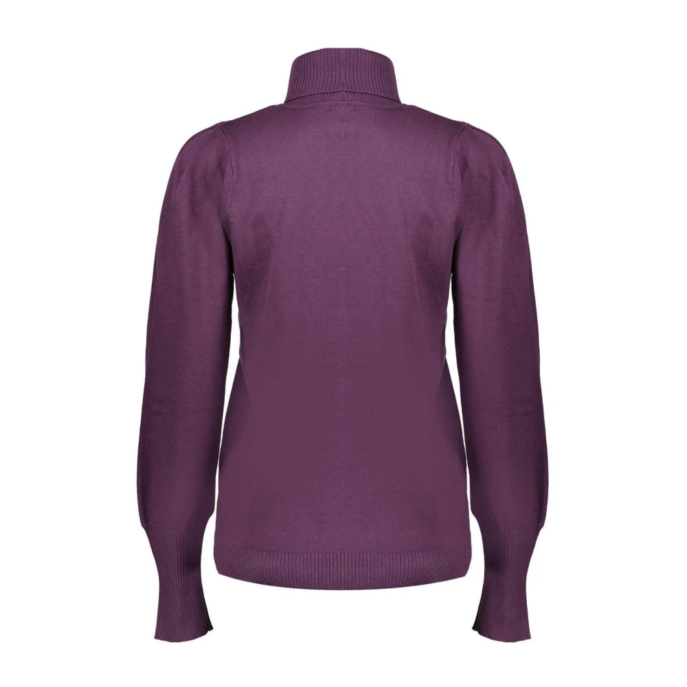 Geisha Trui met geplooide schouders Purple Dames
