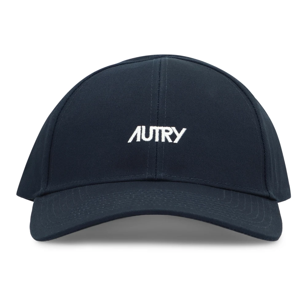 Autry Unisex Blue Logo Baseball Cap - Hats & Caps - One Size - Accessories