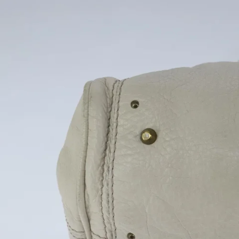 Chloé Pre-owned Leather handbags White Dames