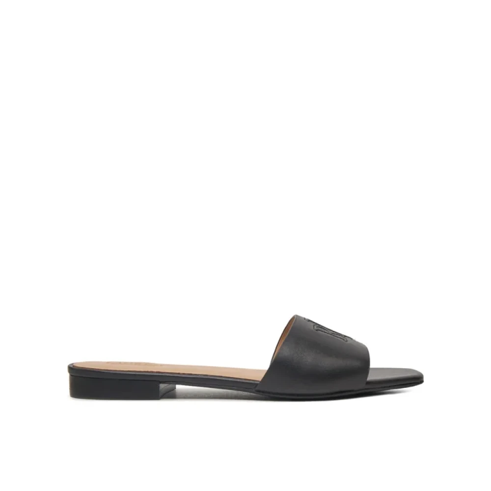 Ralph Lauren Women's Black Sliders, 5 Uk, Everley Slide Sandal