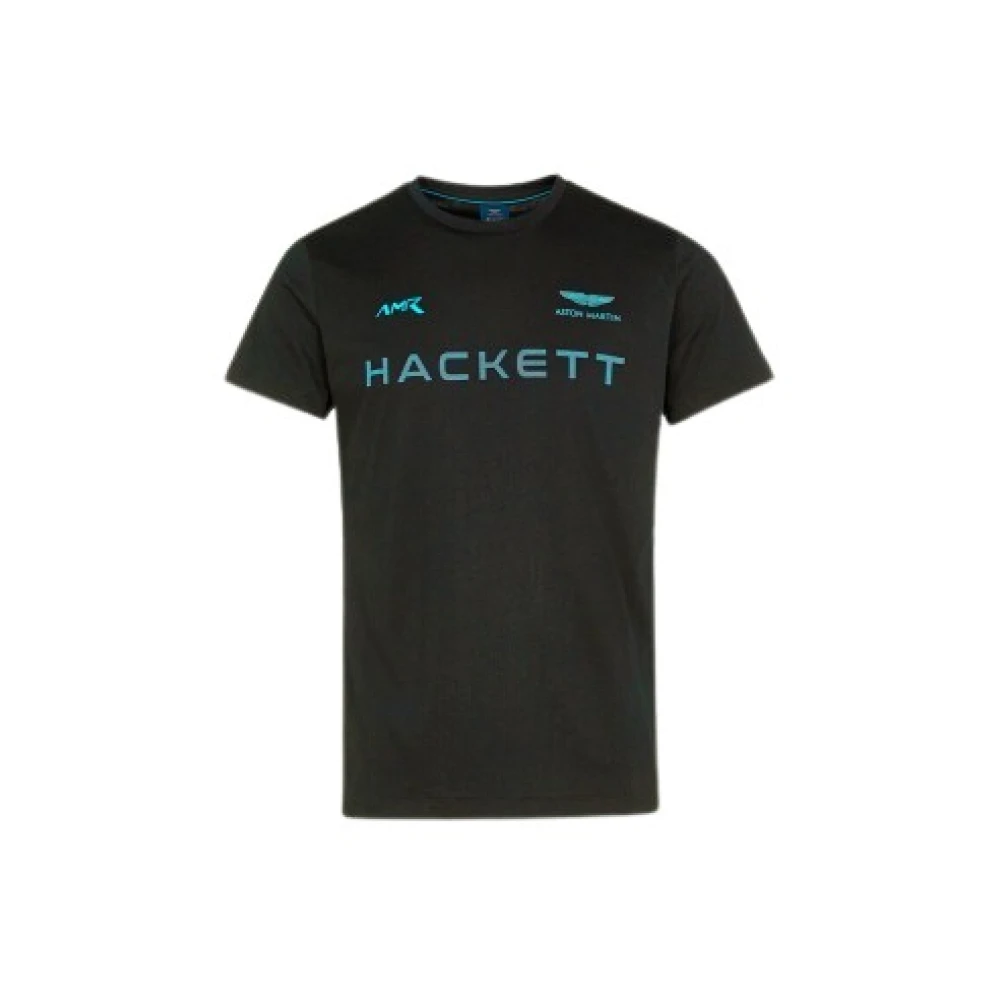 Hackett Heren T-shirt van katoen Black Heren