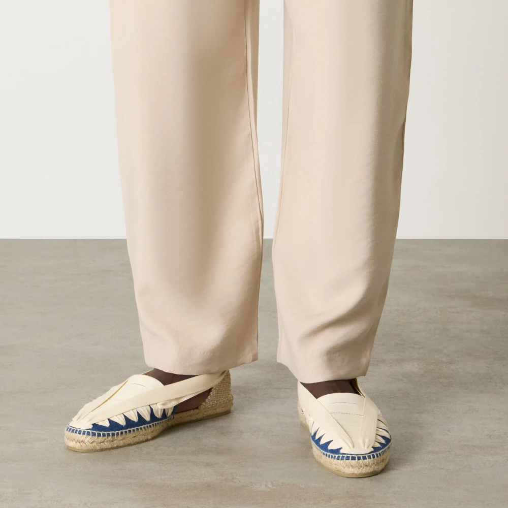 Castañer Norman Jeans 263 · Platte Espadrille Beige Heren