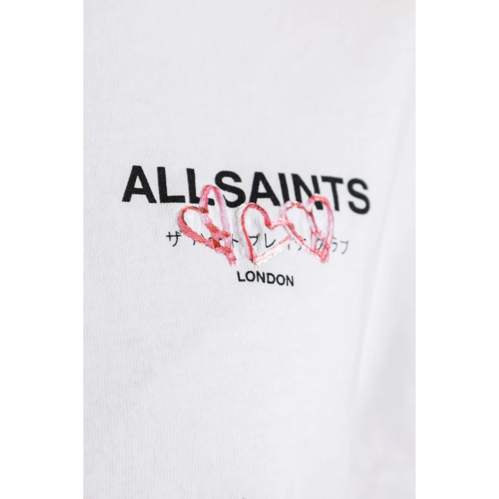 AllSaints T-shirt Amore White Dames