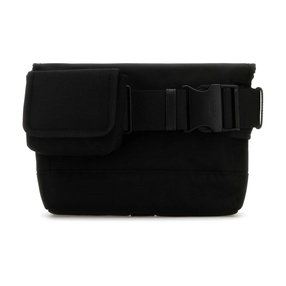 Kenzo Zwarte canvas heuptas Black Heren