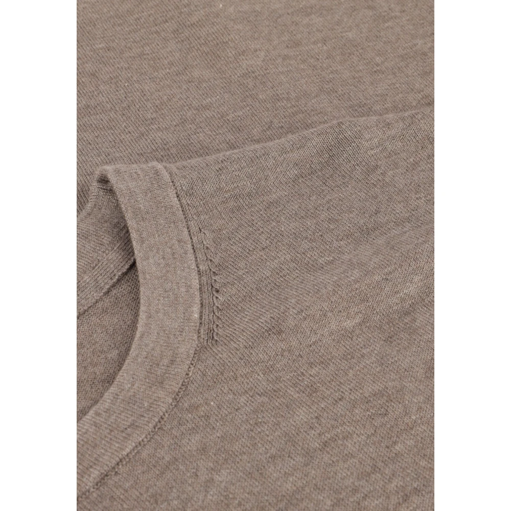 Profuomo Heren Polo & T-shirt Crew Neck Beige Heren