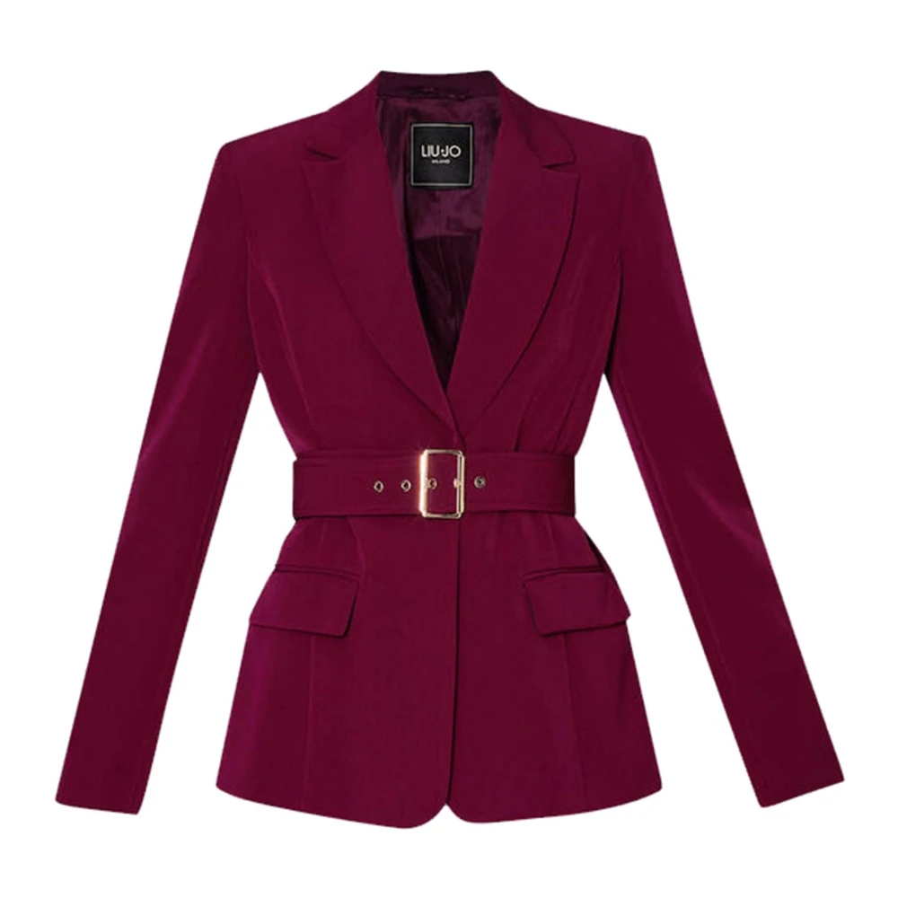 Liu Jo Getailleerde damesjas klassieke moderne stijl Red Dames