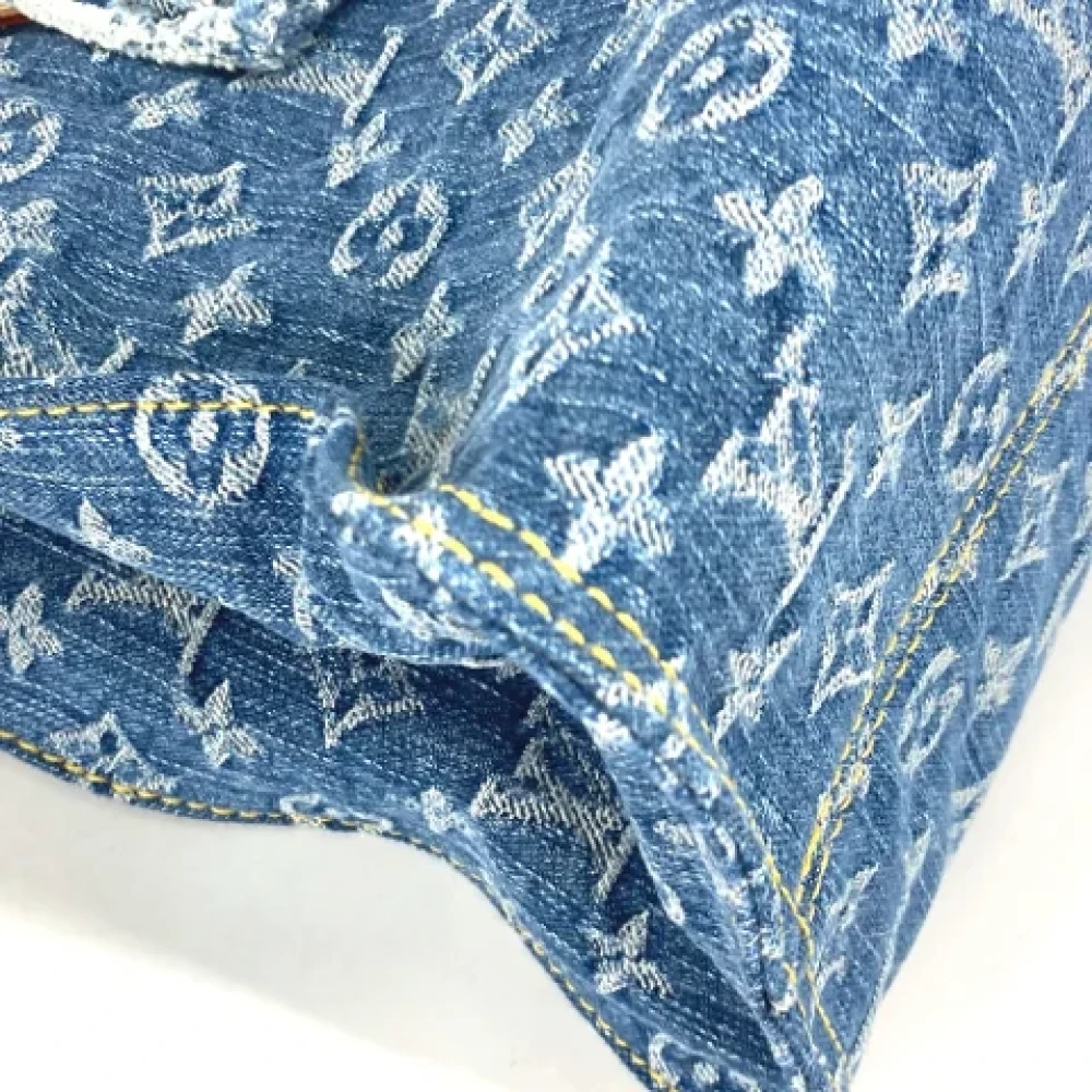 Louis Vuitton Vintage Pre-owned Denim louis-vuitton-bags Blue Dames