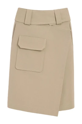 Cotton Wrap Skirt