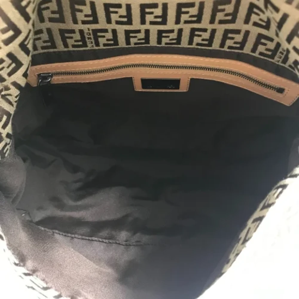 Fendi Vintage Pre-owned Fabric fendi-bags Beige Dames